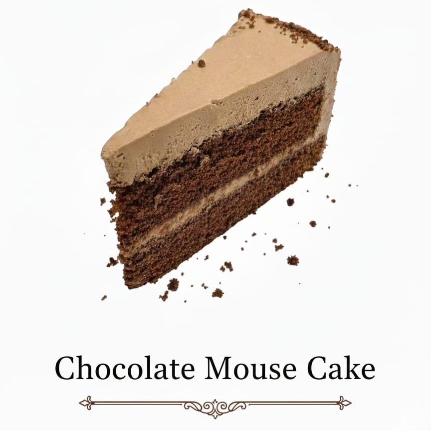 Chocolate Mousse Cake.