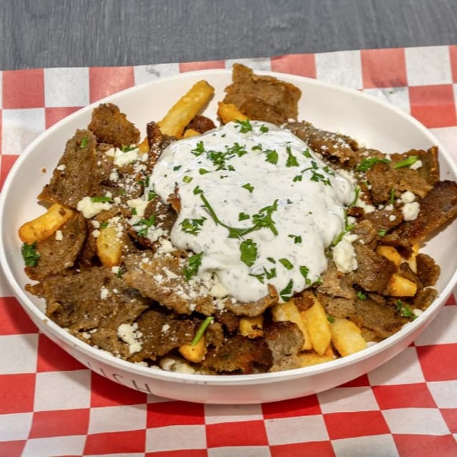 Greek Fries / Beef & Lamb.