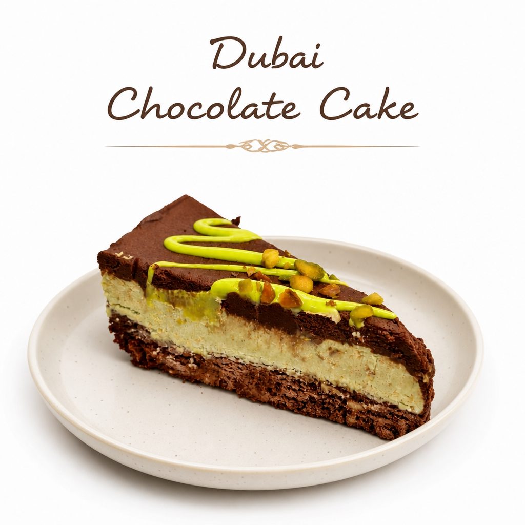 Dubai Chocolate Cake.