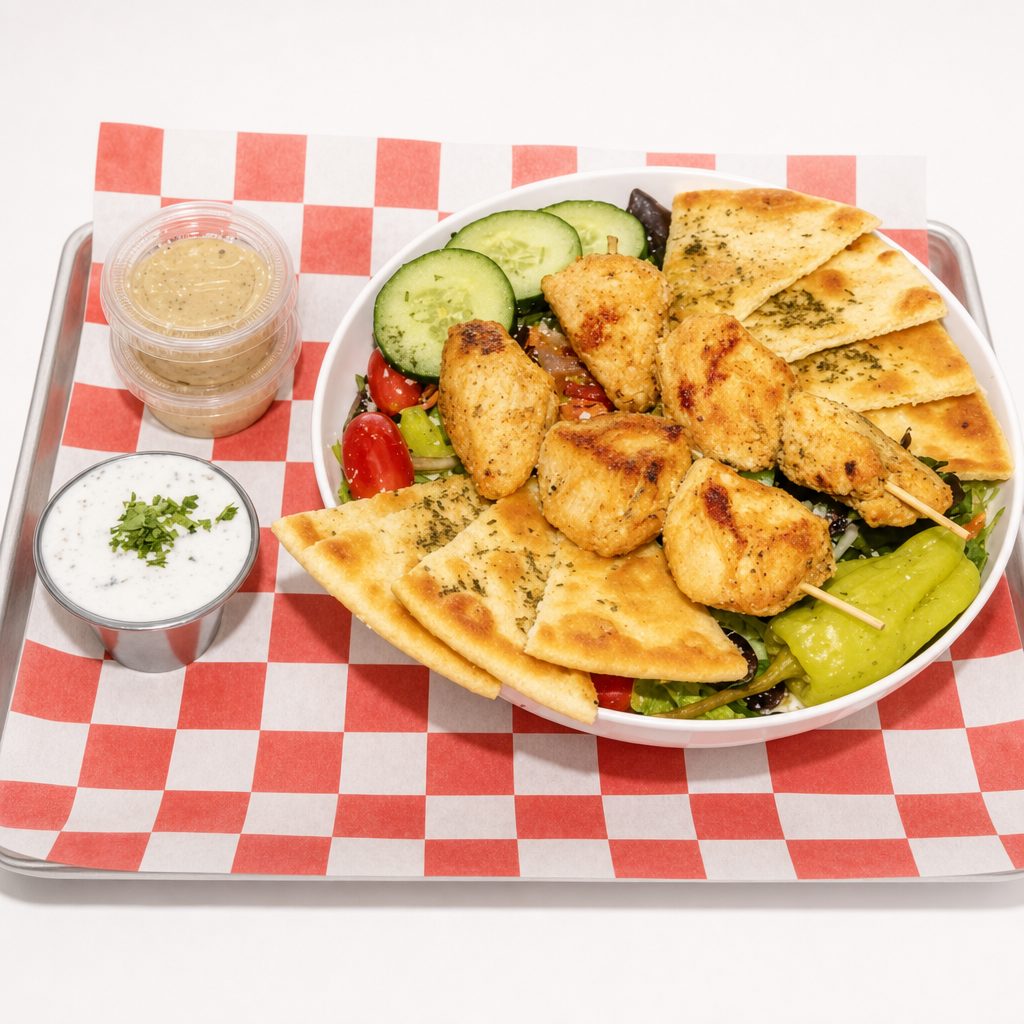 Supreme Kabob Salad.