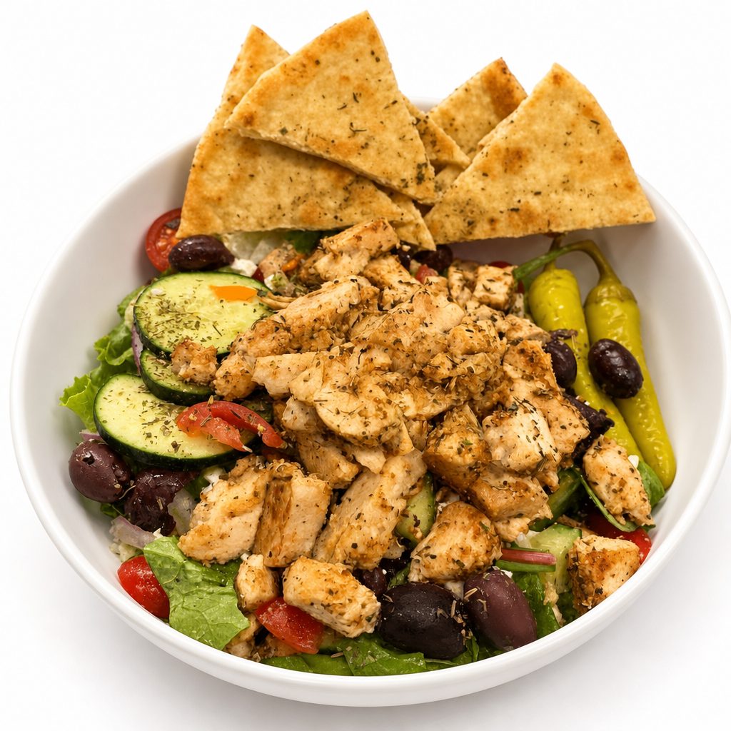 Supreme Chicken Gyro Salad.