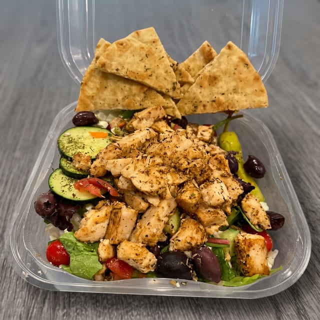 Supreme Chicken Gyro Salad.